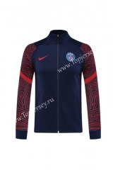 2020-2021 Paris SG Royal Blue&Red Thailand Training Soccer Jacket -LH