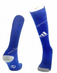 Blue Soccer Normal Socks