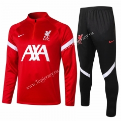 2020-2021 Liverpool Red Thailand Soccer Tracksuit -815
