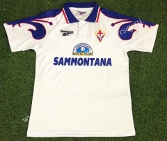 Retro Version 1995-1996 Fiorentina Away White Thailand Soccer Jersey AAA-503