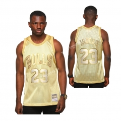 Limited Version Chicago Bulls Gold #23 NBA Jersey