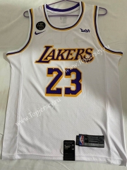 Los Angeles Lakers White #23 NBA Jersey
