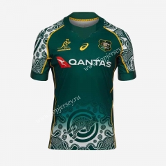 2020-2021 Australia Home Green Thailand Rugby Shirt