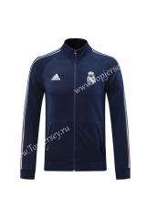 2020-2021 Real Madrid Royal Blue Thailand Soccer Jacket-LH