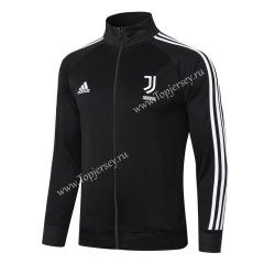 2020-2021 Juventus Black (White Line) Thailand Soccer Jacket-815