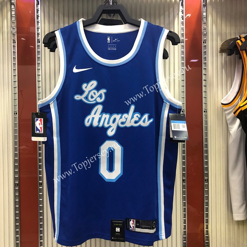 Los Angeles Stars ABA Jersey - Blue - Large - Royal Retros