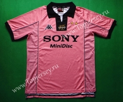 Retro Version 1998 Juventus Pink Thailand Soccer Jersey AAA-SL