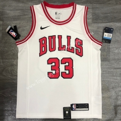 Chicago Bulls White #33 NBA Jersey-311