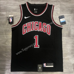 Chicago Bulls Black #1 NBA Jersey-311