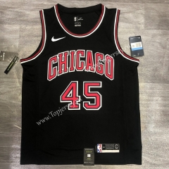 Chicago Bulls Black #45 NBA Jersey-311