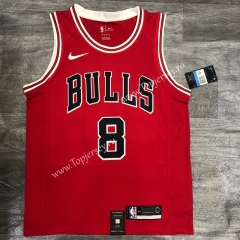 Chicago Bulls Red #8 NBA Jersey-311