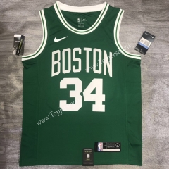 Retro Edition Boston Celtics Green #34 NBA Jersey