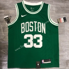 Retro Edition Boston Celtics Green #33 NBA Jersey