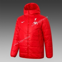 2020-2021 Liverpool Red Cotton Coat With Hat-815