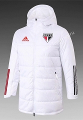 2020-2021 Sao Paulo Futebol Clube White Cotton Coat With Hat-WD