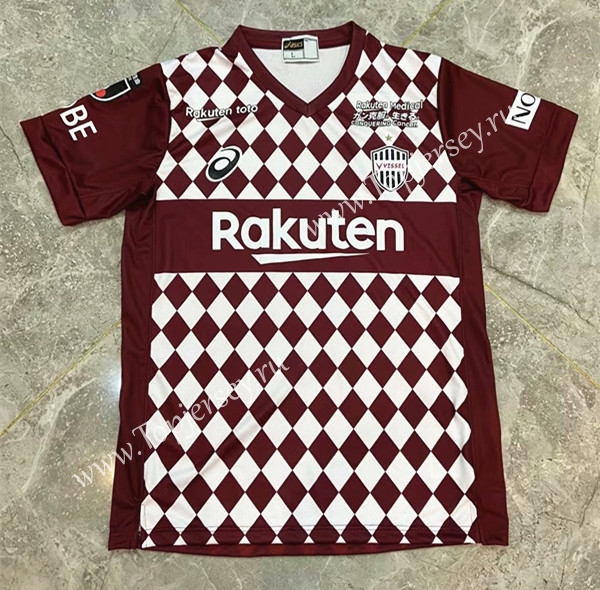 21 Vissel Kobe Home Red White Thailand Soccer Jersey a 417 Vissel Kobe