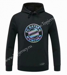 2020-2021 Bayern München Black Thailand Soccer Tracksuit Top With Hat-CS