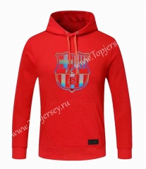 2020-2021 Barcelona Red Thailand Soccer Tracksuit Top With Hat-CS