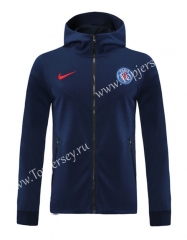 2020-2021 Jordan Paris SG Royal Blue Thailand Soccer Jacket With Hat-LH