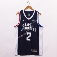 City Edition 2020-2021 Los Angeles Clippers Black #2 NBA Jersey