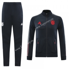 2020-2021 Bayern München Black (Ribbon) Thailand Soccer Jacket Uniform-LH