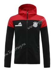 2020-2021 Bayern München Black Thailand Soccer Jacket With Hat-LH