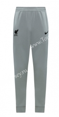 2020-2021 Liverpool Light Gray Soccer Jacket Long Pants-LH