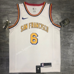 ( San Francisco ) Golden State Warriors White #6 NBA Jersey-311