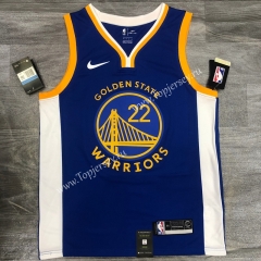 2020 Golden State Warriors V Collar Blue #22 NBA Jersey-311
