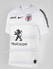 2021 Toulouse Away White Thailand Rugby Shirt