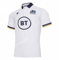 2021 Scotland Away White Thailand Rugby Shirt