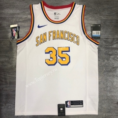 ( San Francisco ) Golden State Warriors White #35 NBA Jersey-311
