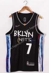 City Edition 2020-2021 Brooklyn Nets Black #7 NBA Jersey
