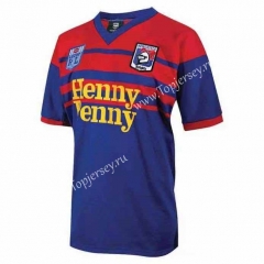 Retro Version Knight Blue & Red Thailand Rugby Shirt