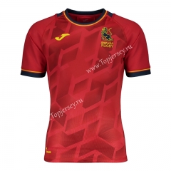 2020-2021 Spain Home Red Thailand Rugby Jersey