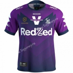 2020 Champion Edition Melbourne Purple Thailand Rugby Jersey