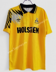 Retro Version 1992-1994 Tottenham Hotspur Yellow Thailand Soccer Jersey AAA-C1046