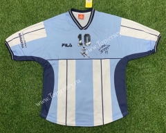 Commemorative Edition Boca Juniors Blue&White ( #10 Maradona ) Thailand Soccer Jersey AAA-407