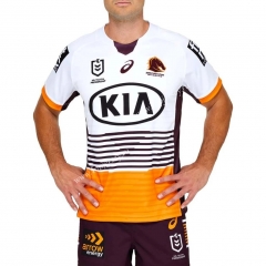 2021 Mustang Away White Thailand Rugby Shirt