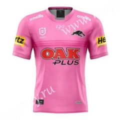 2021 Panthers Pink Thailand Rugby Jersey