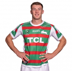 2021 South Sydney Rabbitohs Away Green&White Thailand Rugby Jersey