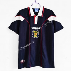 Retro Version 1996-1998 Scotland Home Royal Blue Thailand Soccer Jersey AAA-C1046