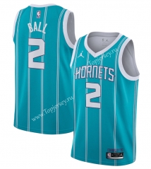 2020 Charlotte Hornets Light Blue #2 NBA Jersey-311
