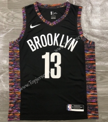 2020 City Edition Brooklyn Nets Black #13 NBA Jersey-311