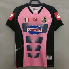 Retro Version 02-03 Juventus Pink&Black Thailand Soccer Jersey AAA-811