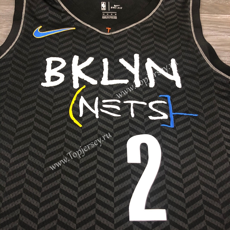 2020-2021 City Version NBA Brooklyn Nets Black #7 Jersey,Brooklyn Nets