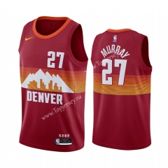 City Edition 2020-2021 Denver Nuggets Dark Red #27 NBA Jersey