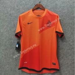 Retro Version 2012 Netherlands Home Orange Thailand Soccer Jersey AAA