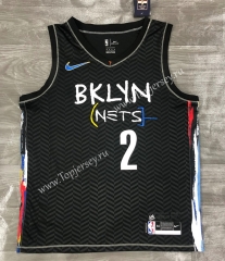 City Edition 2020-2021 Brooklyn Nets Black #2 NBA Jersey-311