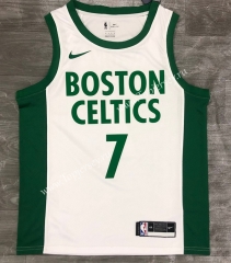 2021 City Edition Boston Celtics White #7 NBA Jersey-311